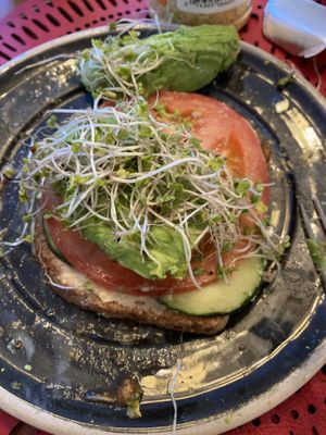 The fancy green at Organika Kitchen in Southport