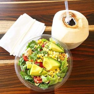 Taco Salad at Organika Kitchen in Southport