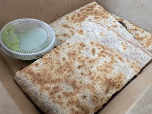 Mushroom quesadilla   at Organika Kitchen in Southport