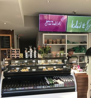 Checkout & bakery section at Organika Kitchen in Southport