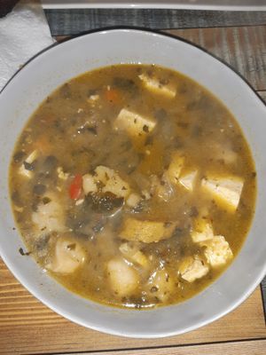 Rastaman soup at Yardie Spice in Homestead