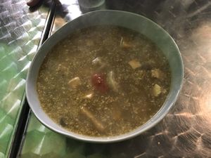 Rastaman Soup (Vegan) at Yardie Spice in Homestead