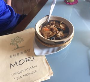 vegetable clay pot at Mori Tea House and Residence in Malacca