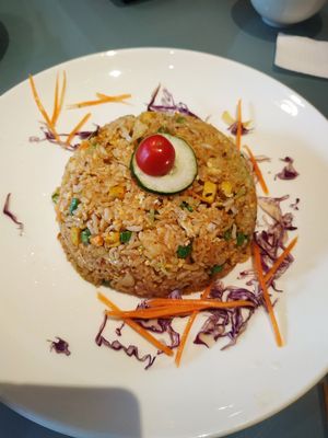 Otah fried rice (with egg) at Mori Tea House and Residence in Malacca