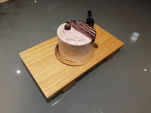 Vegan Snow White cake at Mori Tea House and Residence in Malacca