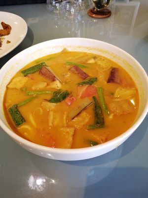 Nonya curry noodles at Mori Tea House and Residence in Malacca