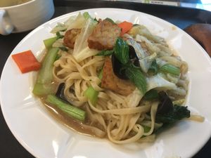 tempeh noodles at Vita Bella - Lu Miao in Taipei