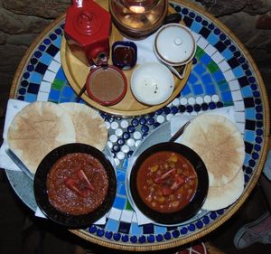 Vegan curries at Dobra Cajovna in Karlovy Vary