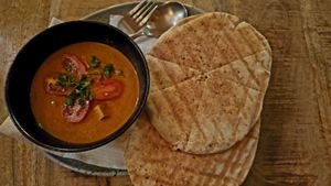 Paner Curry at Dobra Cajovna in Karlovy Vary