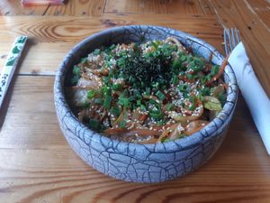 Vegi udon is so delicious🤩 at Marukoshi in Belgrade