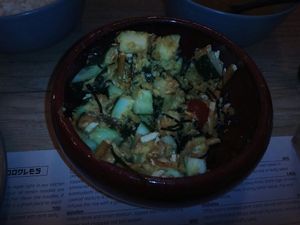 cocumber sesame salad  at Marukoshi in Belgrade