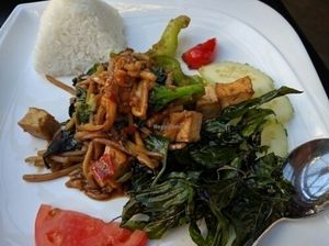 Spicy Thai Basil Stir Fry - Khao Krapow at Noi Thai in Seattle