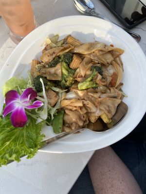 Black noodles  at Noi Thai in Seattle