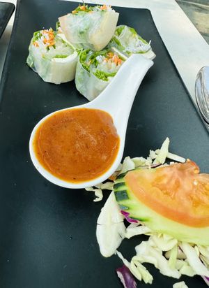 Spring rolls  at Noi Thai in Seattle