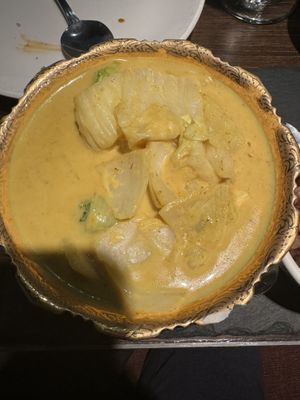 Yellow curry, it was ok  at Noi Thai in Seattle