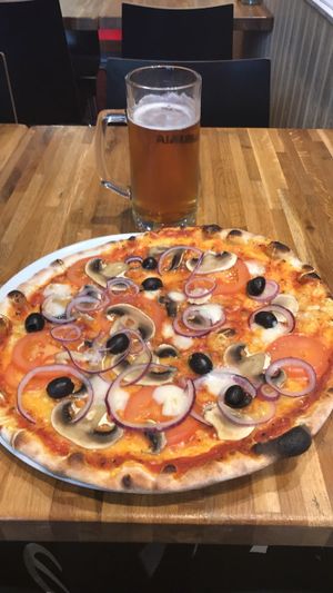 Vegan minessota at Americana Pizzeria in Helsinki