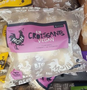croissants in freezer (btw the same they sell at their bakery) at denn's Biomarkt - Venloer in Cologne