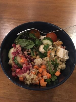 Raw salad buffet  at .RAW in Tokyo