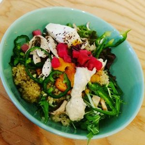 salad buffet at .RAW in Tokyo