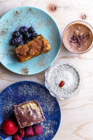 dessert at .RAW in Tokyo