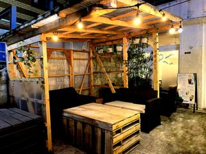 outside at .RAW in Tokyo