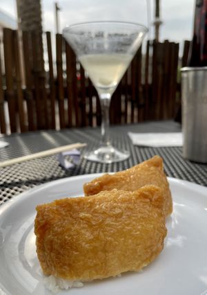 Tofu packets with rice at Sushi 101 Bar & Grill in Tempe