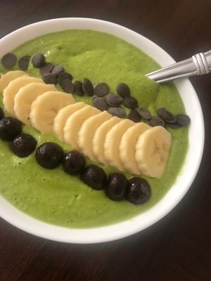 Supergreen Bowl at Organic Buzz Cafe & Juice Bar in Norfolk