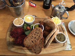 Mezze platter  at Ransoms Tearooms and Restaurant in Jersey