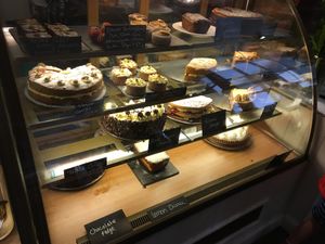 cakes at Ransoms Tearooms and Restaurant in Jersey