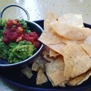 chips and salsa/guacamole  at Madre + Mason in Atlanta