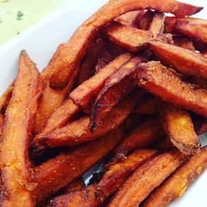 sweet potato fries  at Madre + Mason in Atlanta