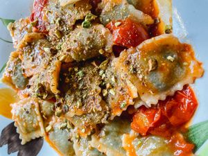 Ravioli at In Pasta in Lucca