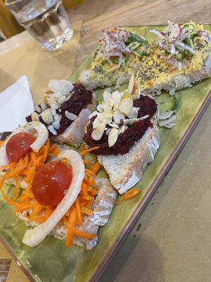 Vegan bruschetta   at In Pasta in Lucca