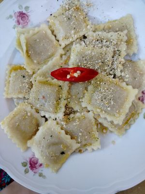 Ravioli at In Pasta in Lucca