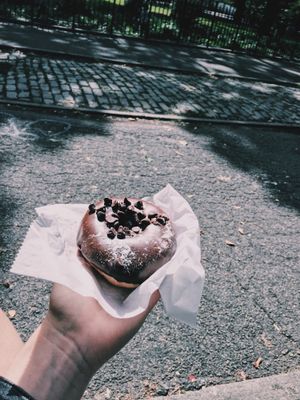 Chocolate chip at Dun-Well Doughnuts in New York City