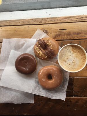      doughnuts at Dun-Well Doughnuts in New York City
