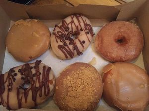 PBJ, Vanilla, Cinnamon and French toast  at Dun-Well Doughnuts in New York City