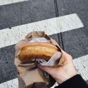 Cinnamon donut at Dun-Well Doughnuts in New York City