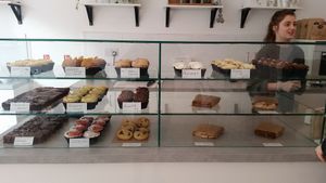 Display  at Blanche Bakery in Cardiff