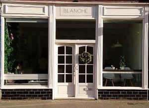 outside  at Blanche Bakery in Cardiff