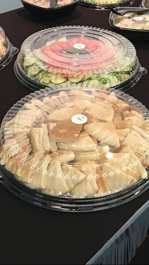 Catering trays at Sunrise Pita and Grill in Sunrise