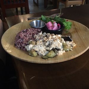 eggplant salad at Slunch Factory - 슬런치 팩토리 in Seoul