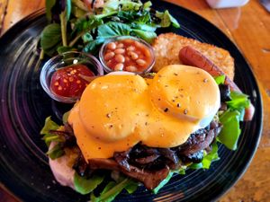 Tofu Benny, with guac! at Slunch Factory - 슬런치 팩토리 in Seoul