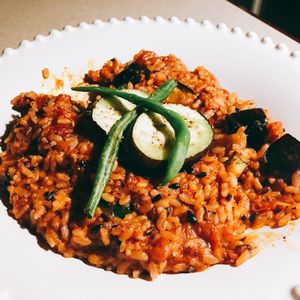 Greenbean Tomato Risotto  at Slunch Factory - 슬런치 팩토리 in Seoul
