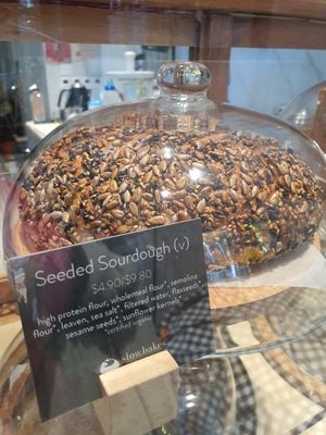 Vegan Seeded Sourdough ~ at Real Food 真食 - South Beach in Central Singapore