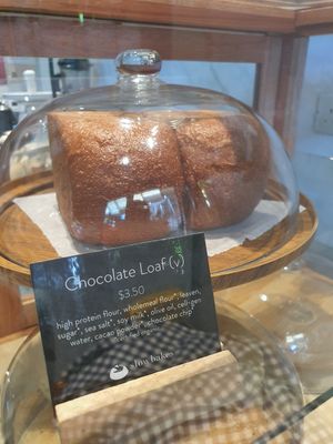 Vegan Chocolate Loaf ~ at Real Food 真食 - South Beach in Central Singapore