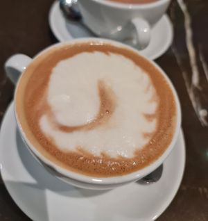 Mocha Soy Milk ~ 24/4/22 at Real Food 真食 - South Beach in Central Singapore