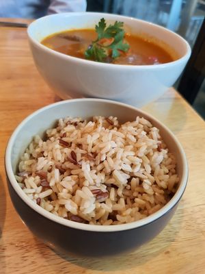 Steam rice at Real Food 真食 - South Beach in Central Singapore