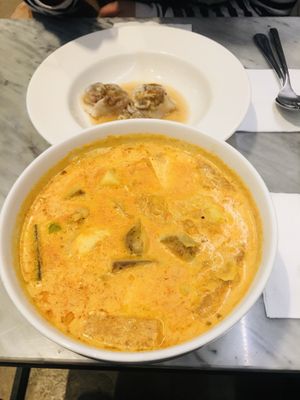 Curry noodle at Real Food 真食 - South Beach in Central Singapore