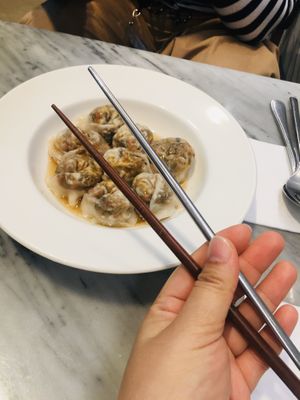 Veggie Dumpling  at Real Food 真食 - South Beach in Central Singapore